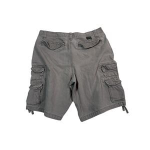 Vintage Y2K Old Navy Cargo Shorts Men's 38 Tan Zip Pockets 2004